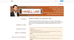 Desktop Screenshot of haxelllaw.com